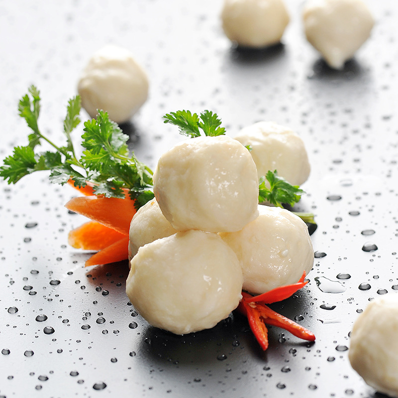 花枝丸 墨鱼丸 油炸小吃半成品 火锅丸子食材