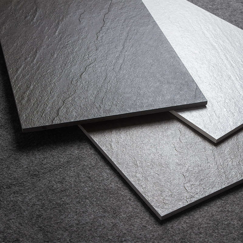 全通体板岩瓷砖600x1200哑光凹凸仿古砖餐厅车库庭院防滑砖地砖