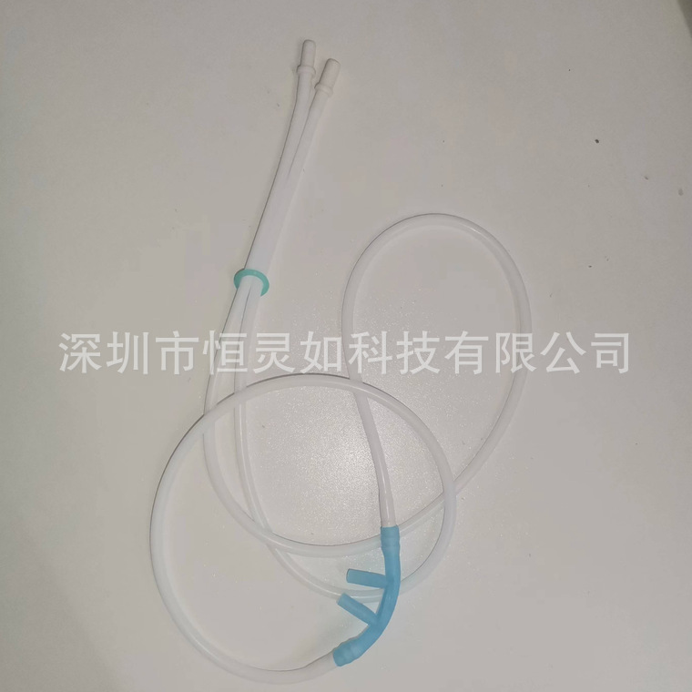 硅胶吸氧管吸氢管配件鼻吸管大号家用吸氢机双管食品级氢气管通用