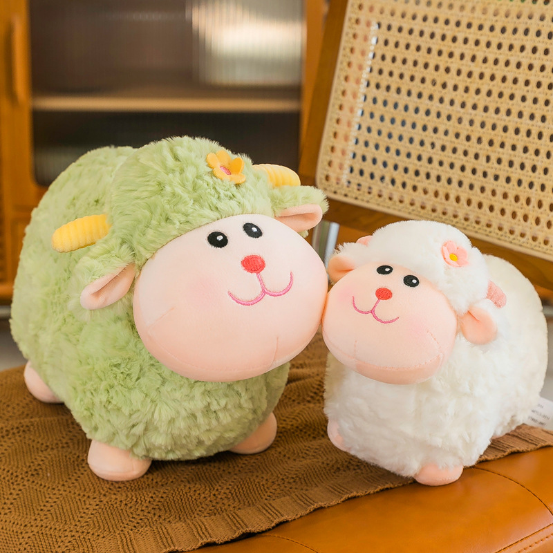 Adorkable Sheep Lamb Doll Soft Alpaca Plush Toy Children's Ragdoll Prize Claw Doll Ferrule Gift