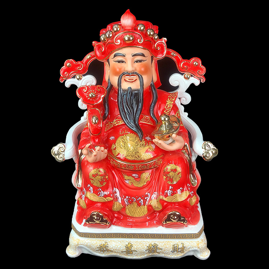 陶瓷财神爷佛像