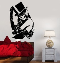美女小丑热卖扑克 Wall Sticker 卧室家居墙贴壁纸客厅装饰贴画