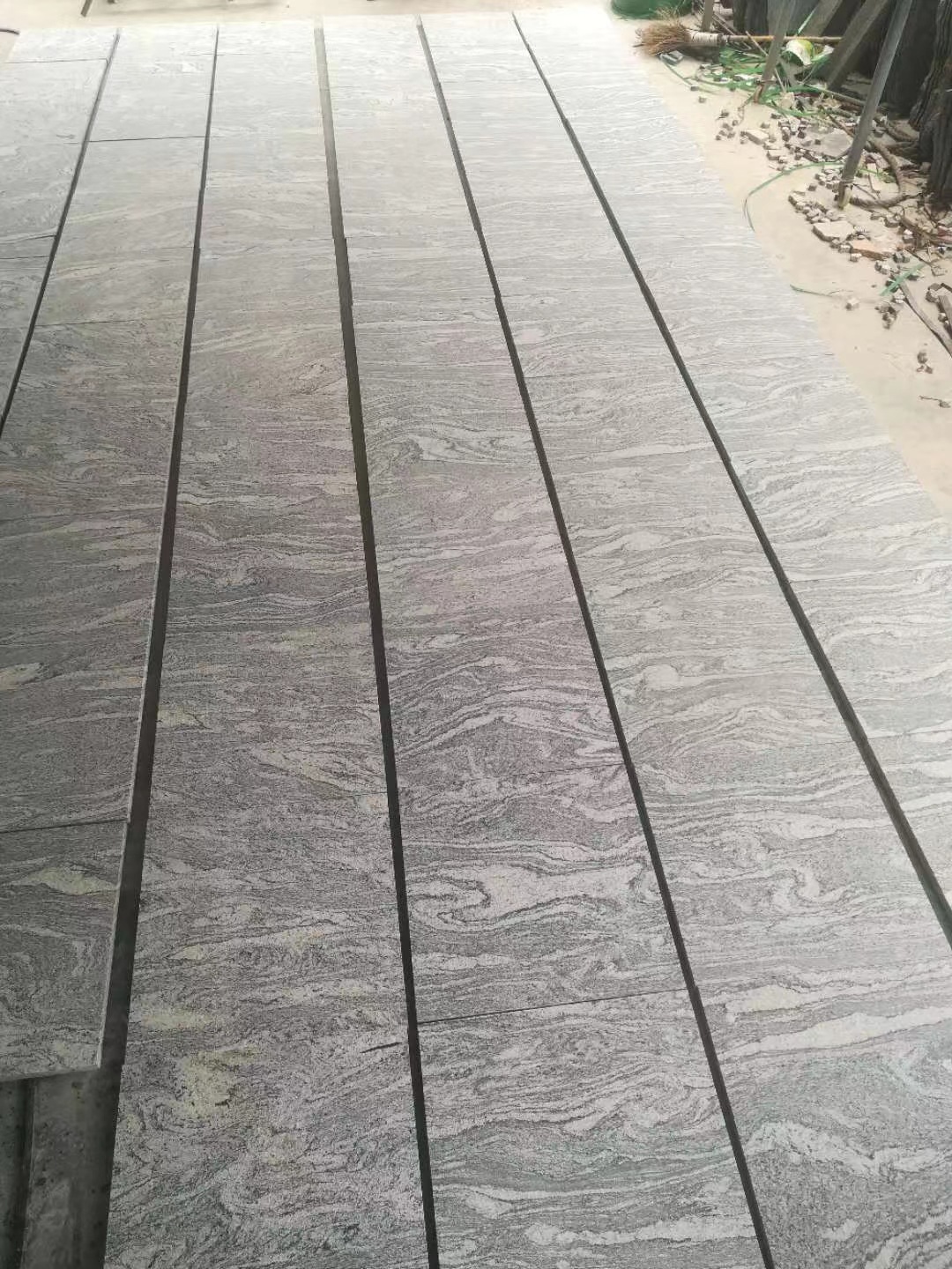 厂家直供石材花岗岩浪淘沙用于背景墙室风外地面墙面台面定制