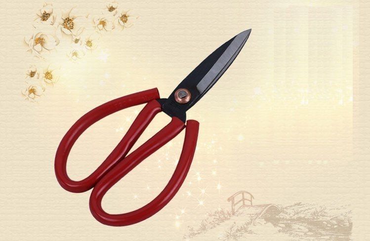 王麻子经典剪刀 老式剪刀 业余裁缝剪 办公剪 1号经典黑剪刀