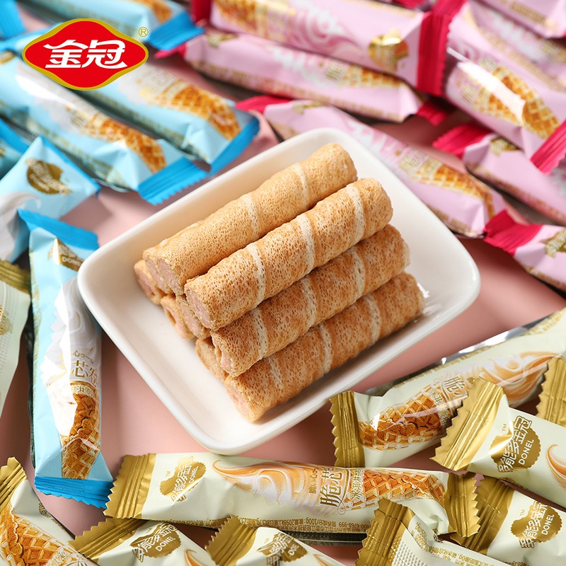 金冠夹心即食办公室饼干