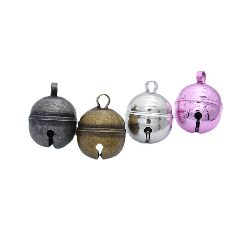 Cross-Border Brass Bell Wholesale Keychain Hanging Accessories Pieces Bell DIY Pet Collar Toy Topnew Little Bell Shape