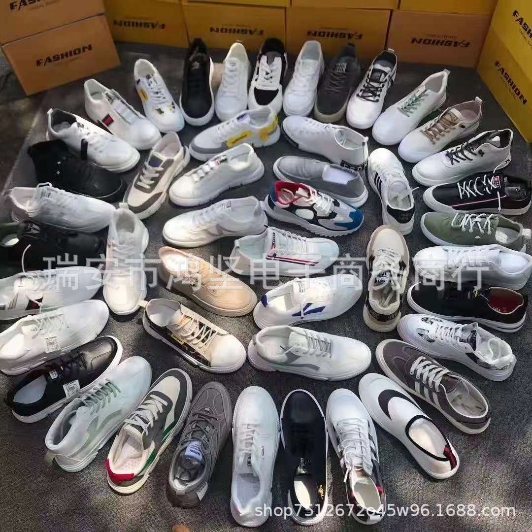 温州超纤女鞋厂家 鞋子批发2-10元库存鞋处理尾货地摊鞋子5-20元