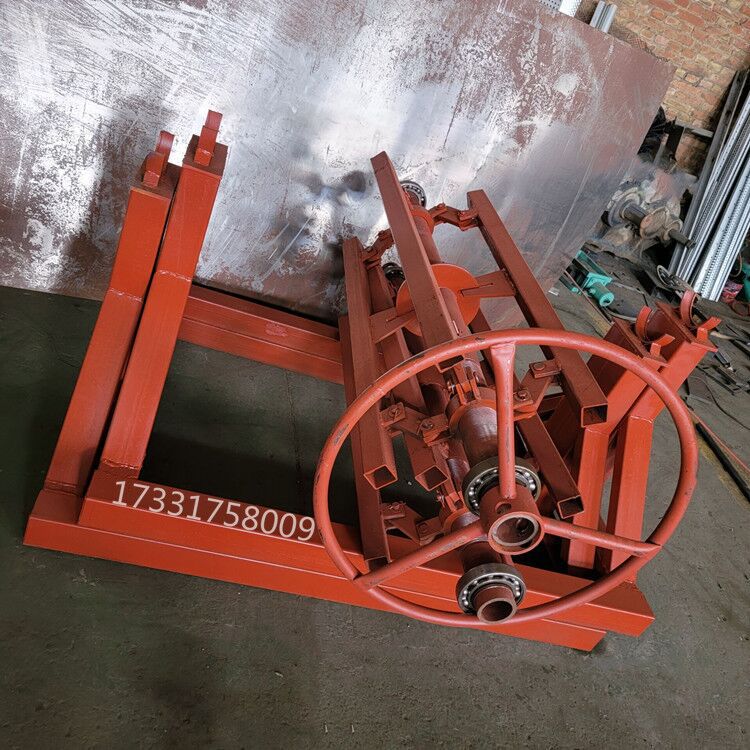 上料架 钢卷支撑架 压瓦机设备彩钢卷支撑架 带钢