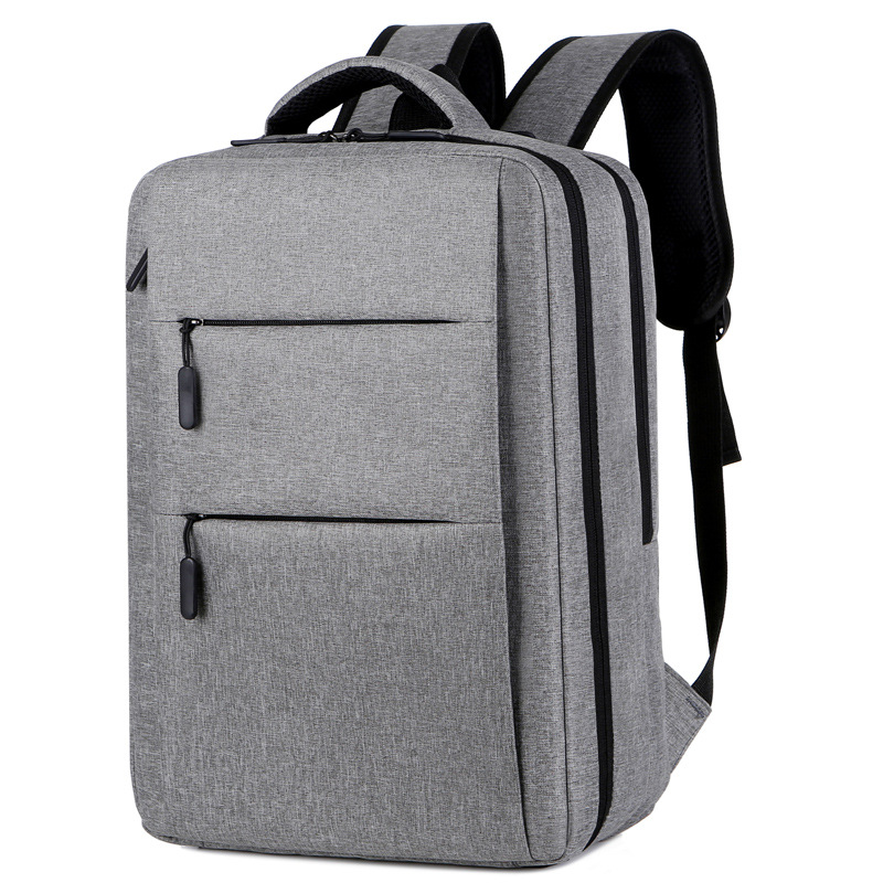 New Backpack Men's and Women's Business Simplicity Large Capacity Wear-Resistant High-End Travel Laptop Bag Wholesale Printed Logo