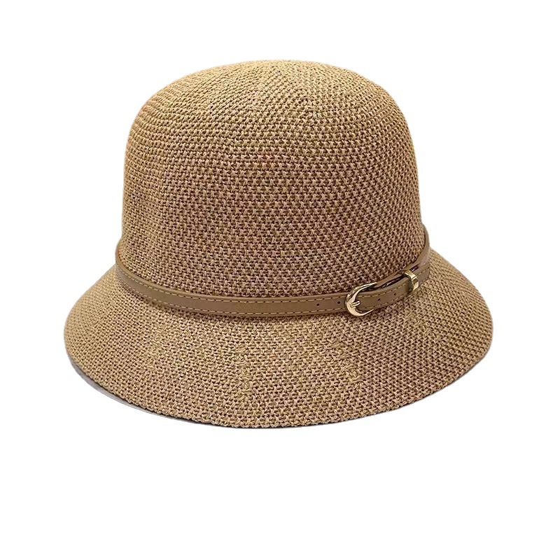 Western Style All-Matching Summer New Bow Big Brim Straw Hat Female Sun Shade Fashion Seaside Beach Hat Wholesale