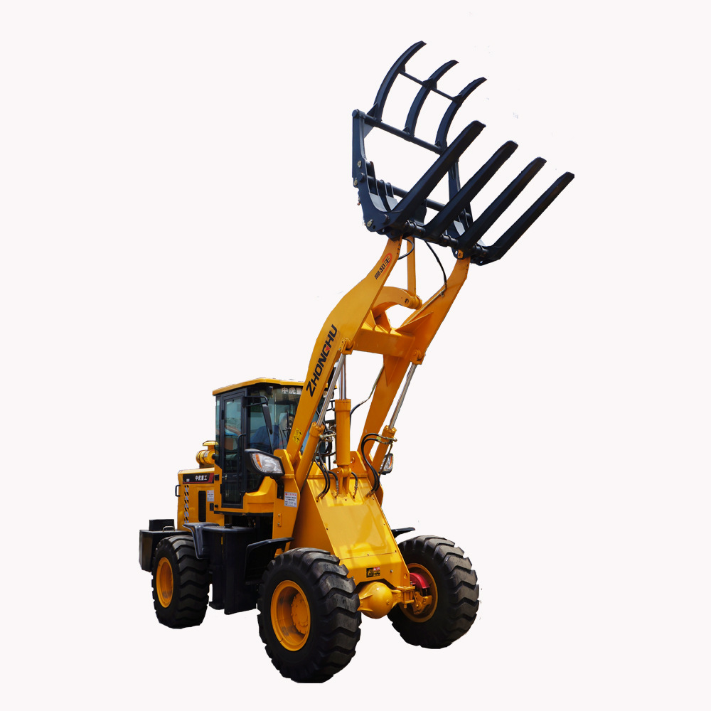 铲车装载机 全新20建筑工地矮脚虎铲车 小型30柴油液压抓木机现货