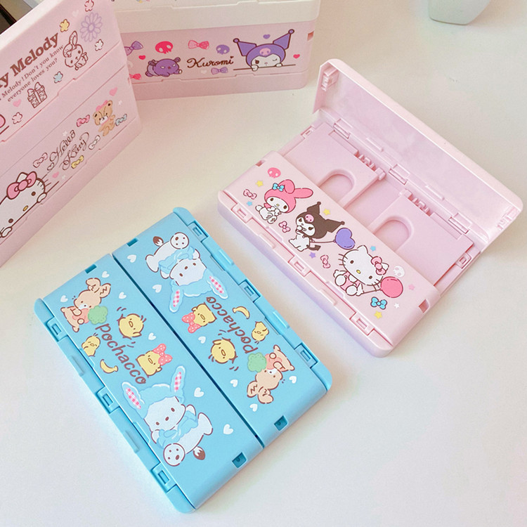 Cartoon Pacha Dog Desktop Storage Box Girl Heart Skin Care Products Foldable Mini Finishing Box Clow M Sundries Basket