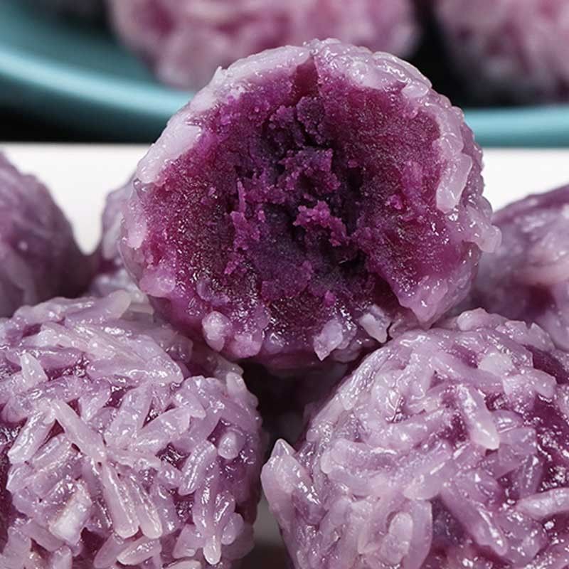 【5斤】紫薯糯米球火锅丸子素食材丸子饭店半成品甜点零售批发2斤