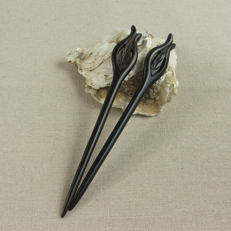 木兰发簪 黑檀木发簪古风饰品 古典木簪子批发汉服配饰古装头饰