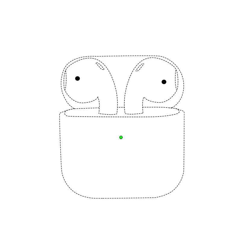 杰里 简配 全功能 二代蓝牙耳机 三代蓝牙耳机 无线充 改名 黑网