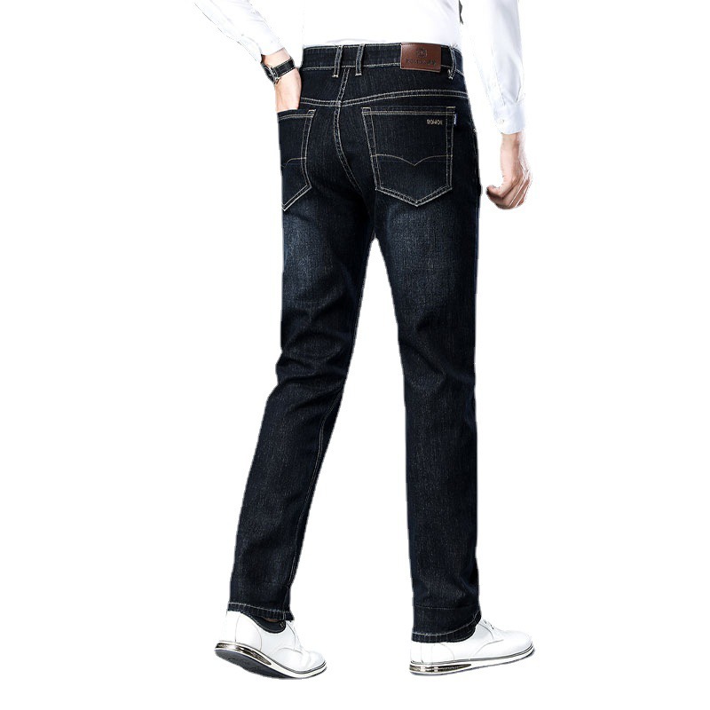 Men's Jeans Summer Business Casual Wholesale Loose Straight Type off Thin Jeans Men Factory Direct Sales