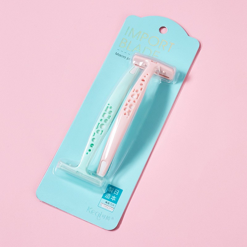 可绮刮毛刀微距日本刀片剃毛刀腋毛剃毛器女腿毛私处腋下毛防刮伤