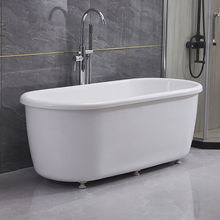 亚克力双层保温家用小户型独立式浴缸浴盆水疗专用加深加厚耐高温