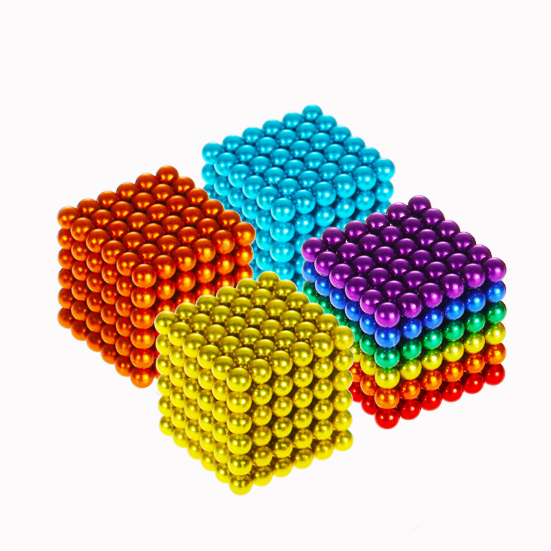 巴克球磁力珠彩色1000颗磁铁球马克球吸铁石小珠子磁性球正版玩具