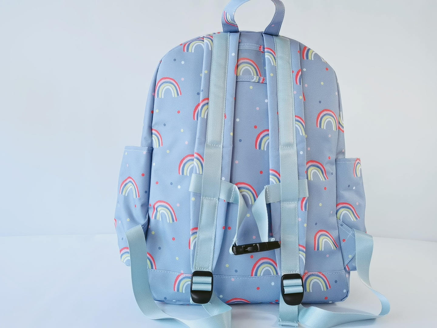 彩虹儿童书包女韩版减负防水大容量双肩包