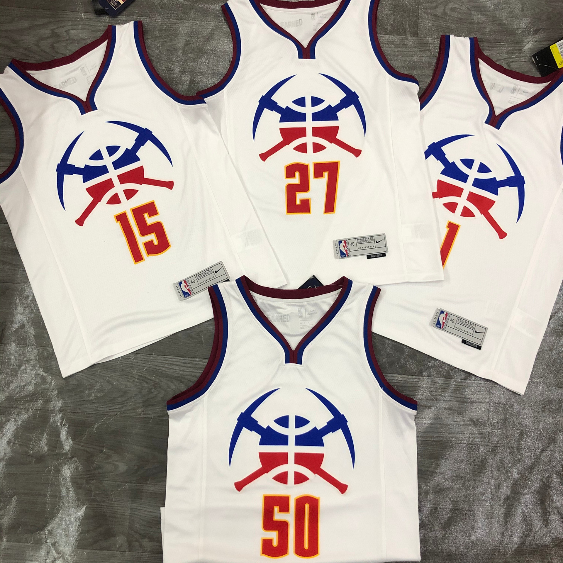 nba球衣21赛季 掘金队 奖励版 50号 戈登 篮球服一件代发-阿里巴巴