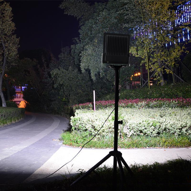插电式led投光灯射灯户外工地施工维修照明插头工作灯带线探照灯
