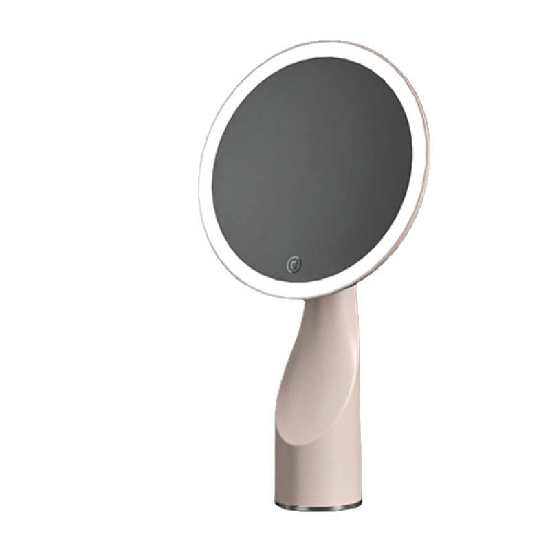 Desktop Rechargeable Dressing Cosmetic Mirror Light Luxury Portable Mirror Fill Light Mirror Smart Led Make-up Mirror Gift Mirror with Light
