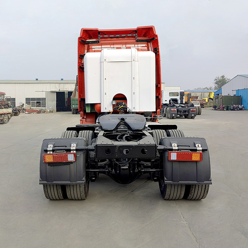 长期出口10轮燃油牵引车头 cng豪沃拖拉机 420马力货运卡车头