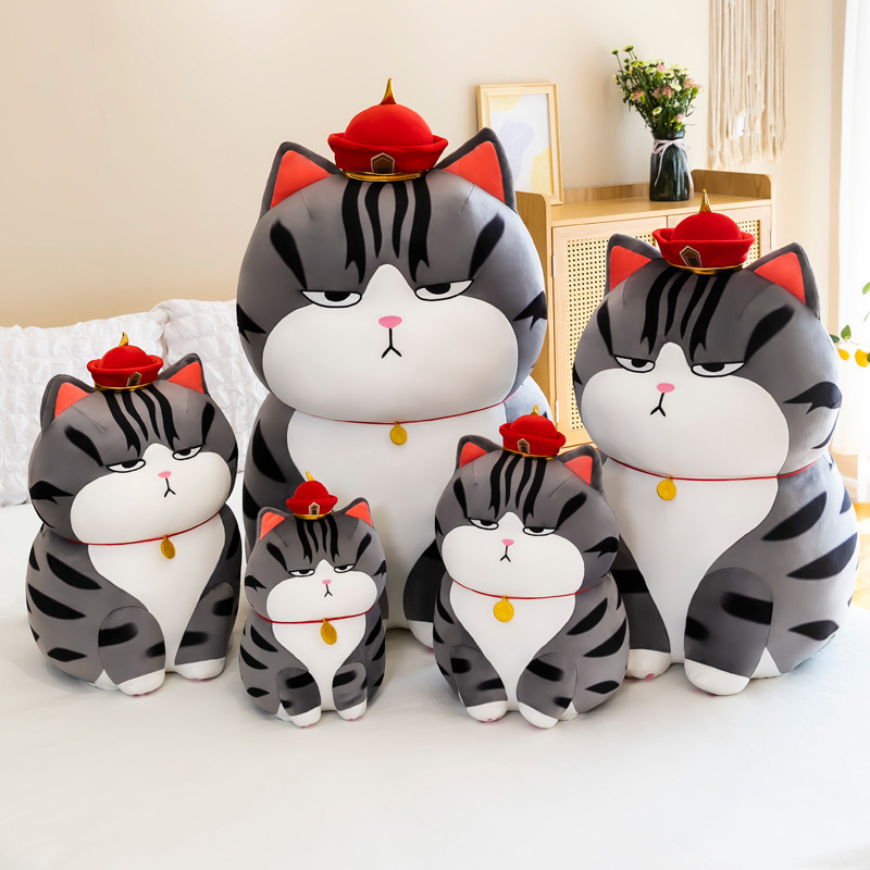 Internet Celebrity My Royal Cat Plush Doll Cartoon Anime Plush Toy for Girls Stay Cute Ragdoll Pillow Doll