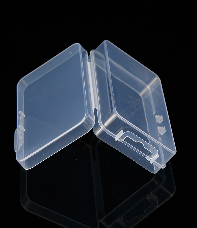 r117单环扣塑料盒 塑胶盒 配件盒 元件盒 透明pp锁扣盒