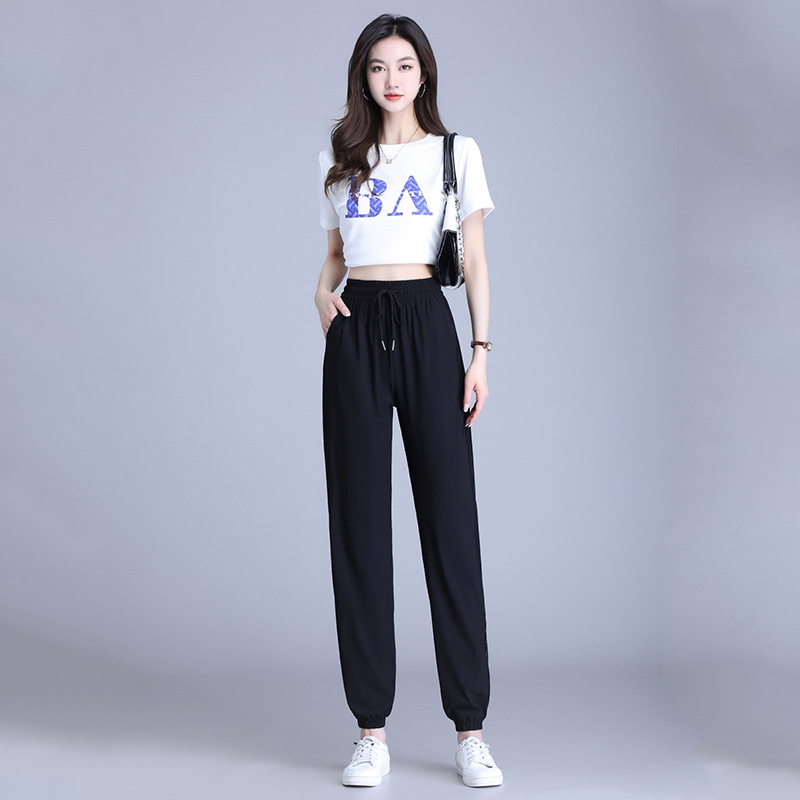 Ice Silk Quick-Dry Pants Women's Summer 2023 New Best-Seller on Douyin Mesh Casual Pants Sun Protection Sports Pants Wholesale