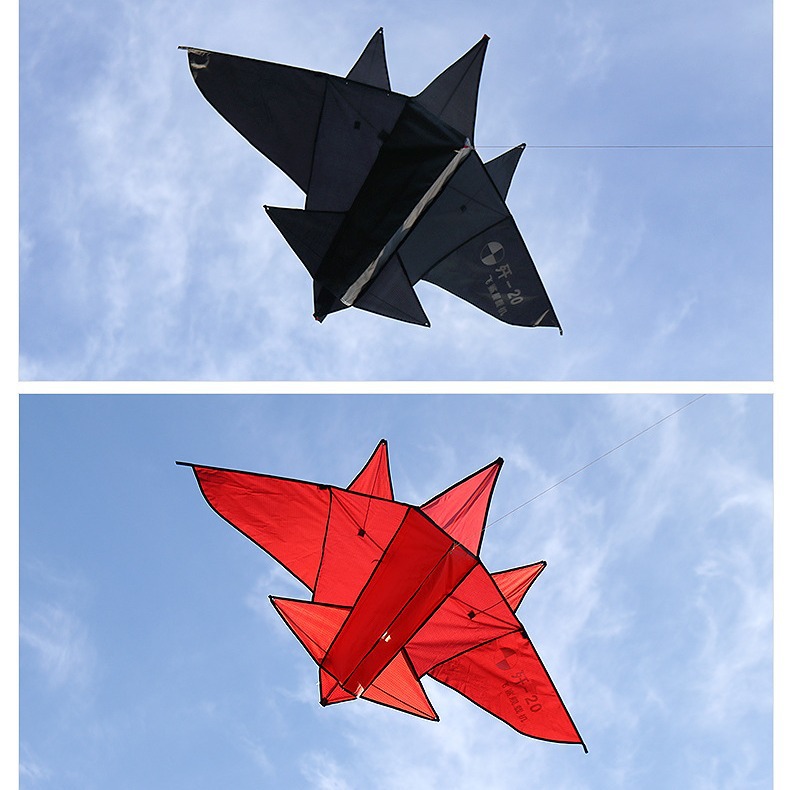 Weifang Kite Aircraft Kite J-20 Fighter Series Kite Children Adult Outdoor Sports