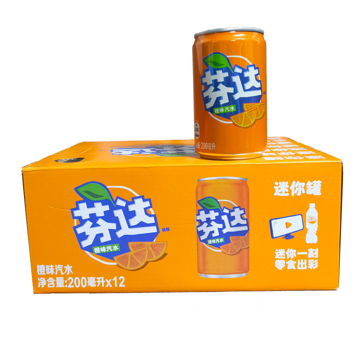 橙味芬达含糖200ml*12瓶-阿里巴巴