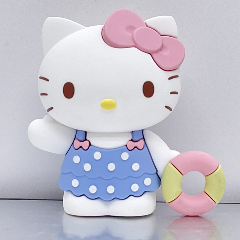 hello kitty 凯蒂猫手办公仔模型 桌面摆件 创意女生节日生日礼物