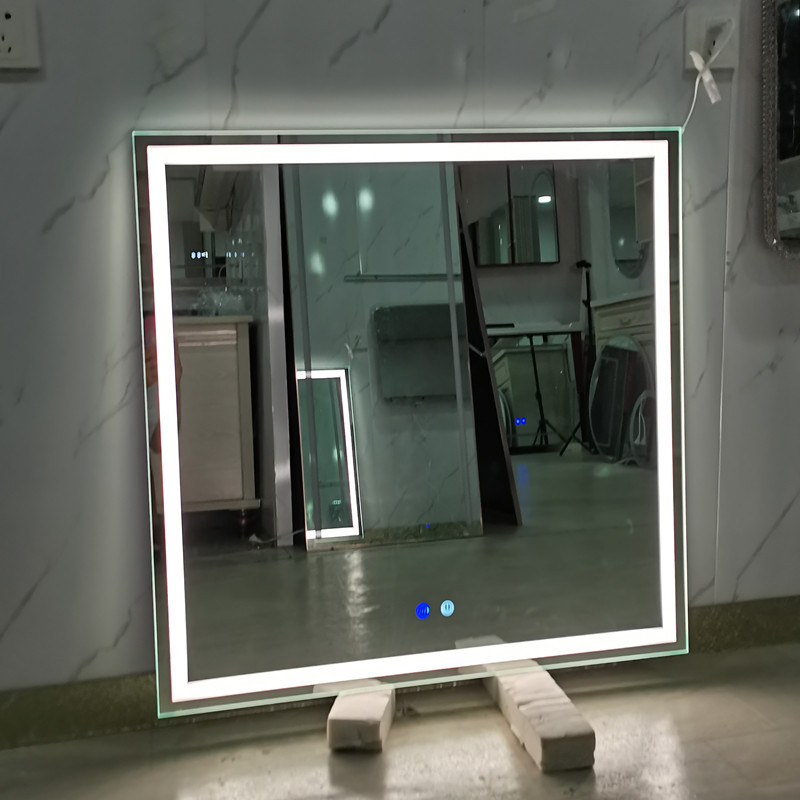 工厂批发浴室镜带框卫生间化妆镜塑料边框现代简约酒店商场镜子062