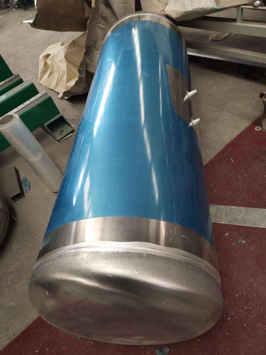 货车铝合金淋水罐淋水水罐汽车桶器气压水箱滴水刹车淋水箱大刹车