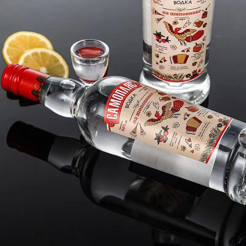 俄罗斯小鸟伏特加白酒洋酒鸡尾酒基酒500ml