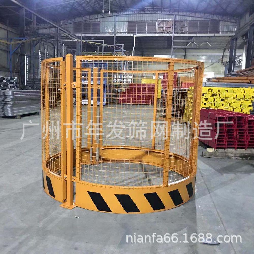 广东工厂来图来样定制基坑护栏 圆柱平台安全围栏网 圆形深基坑网