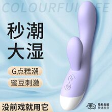 跨境厂家直供震动棒av双震棒情趣用品高潮女用自慰器成人性爱玩具