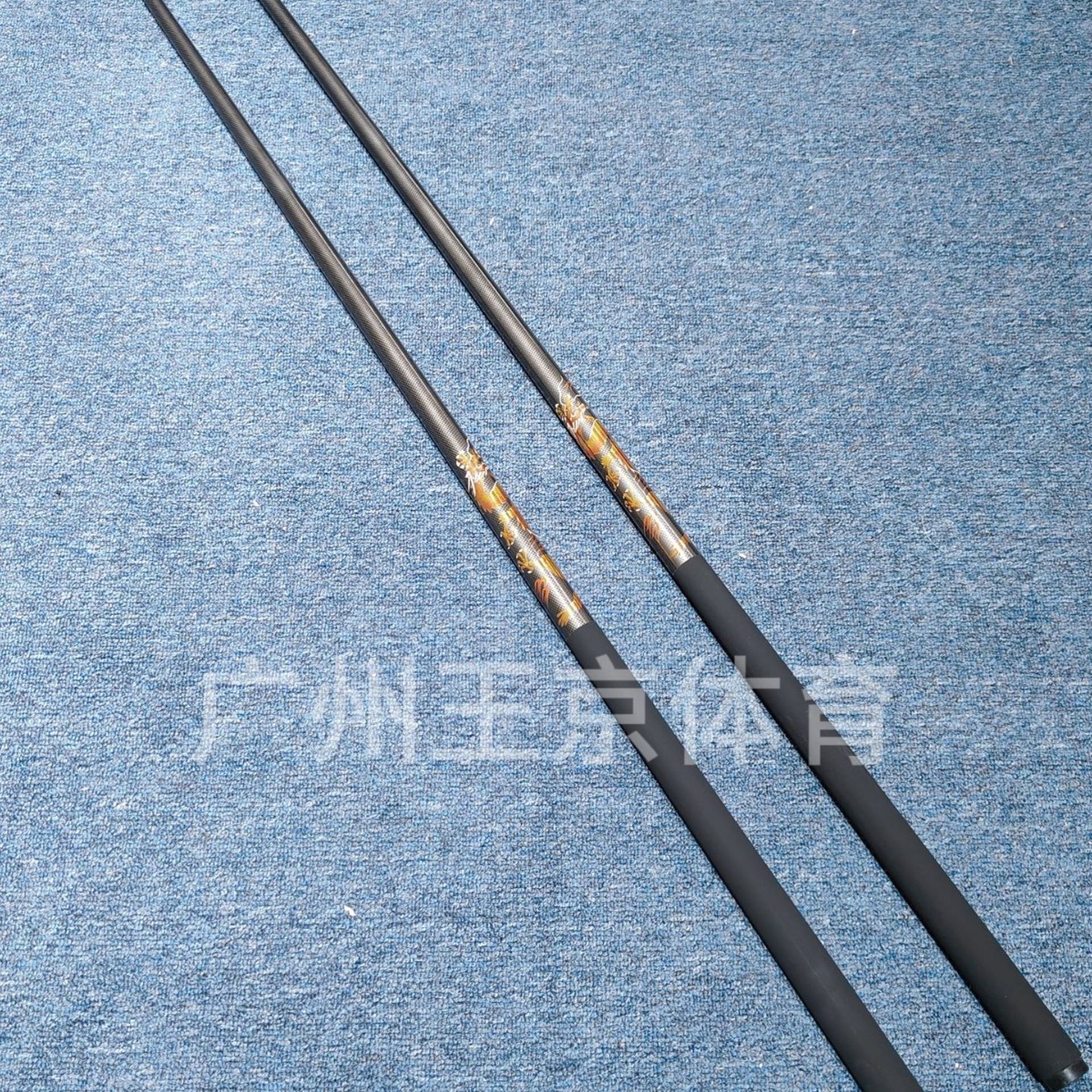 台球杆龙纹单节碳素纤维台球杆黑科技黑八九球斯诺克通杆9-10mm杆