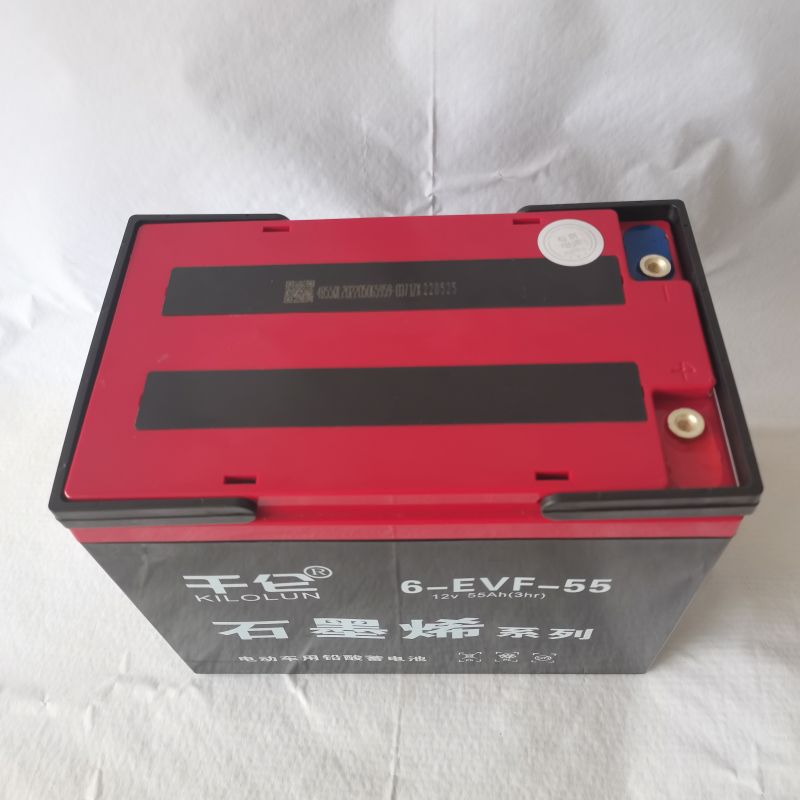 厂家供应量大从优电动三轮车用48v/60v55ah千仑石墨烯铅酸电池