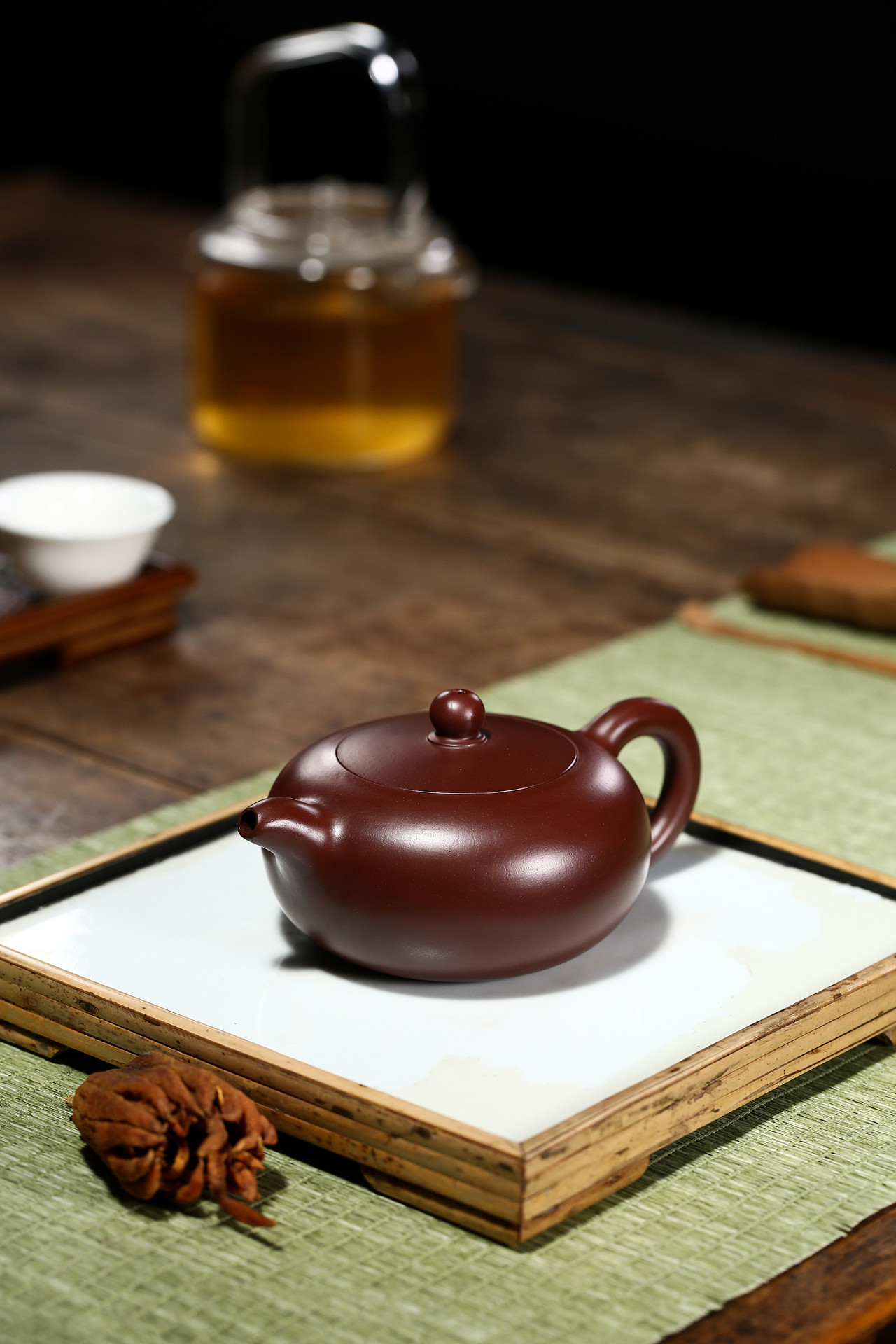 经典爆款宜兴紫砂壶原矿紫朱泥扁玉名家手工茶壶茶具一件代发货