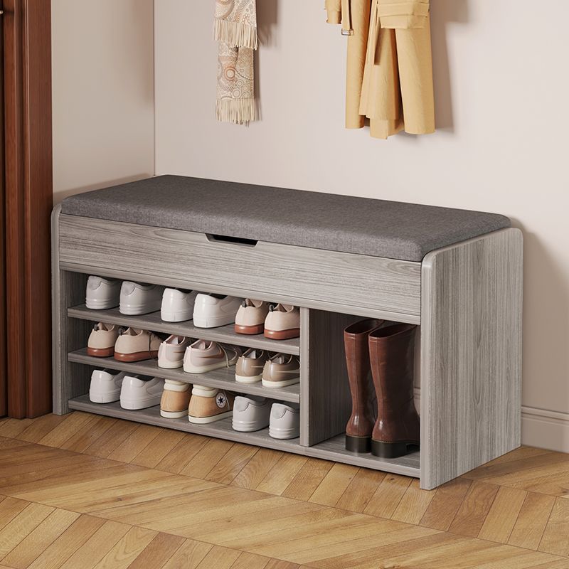 入门鞋柜坐凳一体换鞋凳门口可坐简约现代储物鞋架软包进门穿鞋凳