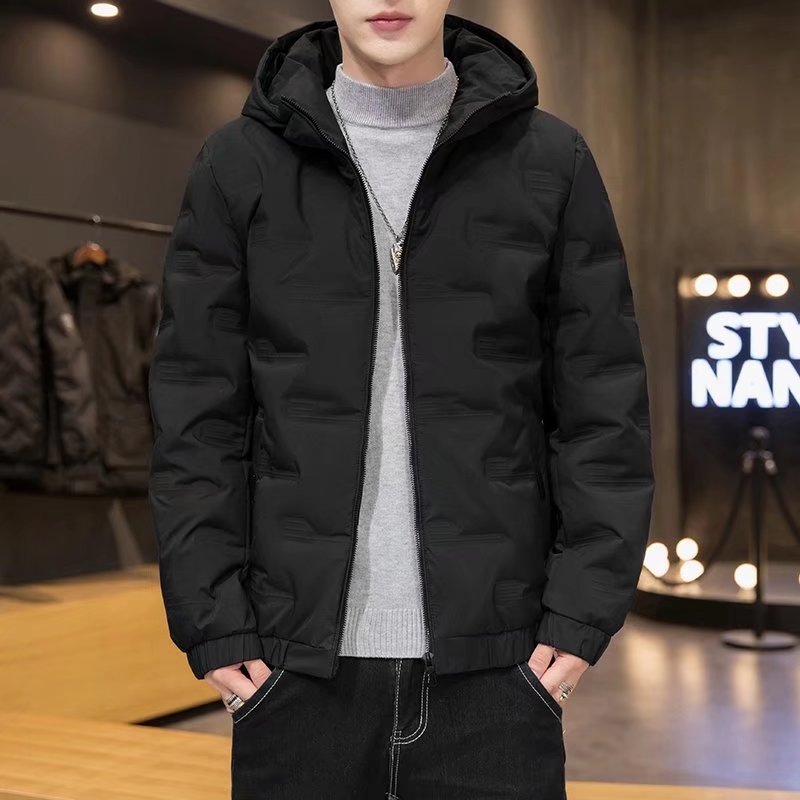 秋冬季加绒厚男士棉服装2022年新款棉衣外套男生棉袄连帽百搭情侣