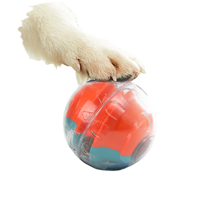 Cross-Border New Dog Toy Food Dropping Ball Bite-Resistant Fun Pet Feeder Anti-Choke Slow Food Toy Adjustable