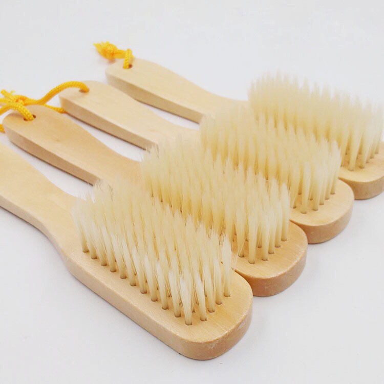 实木清洁刷软毛刷不伤鞋家用木柄洗鞋刷洗衣刷地板清洁刷衣物用刷