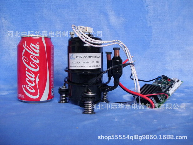 mt27dc微型压缩机直流12v24v制冷压缩机微型空调冷水机冰箱压缩机