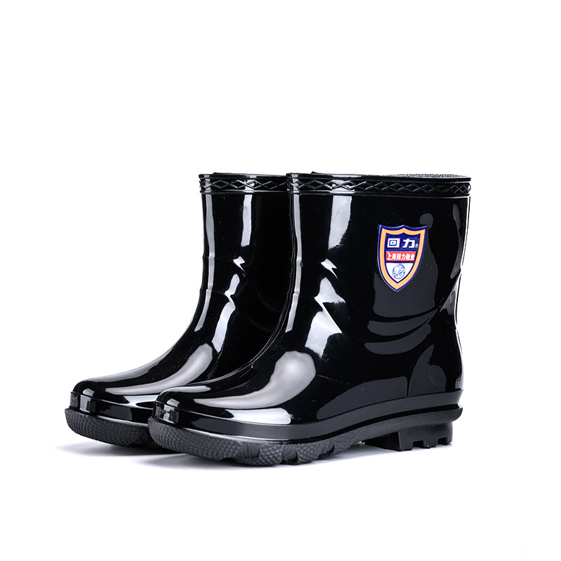 回力雨鞋588上海正品男 防护防水防滑耐磨牛筋底 雨靴劳保鞋套鞋