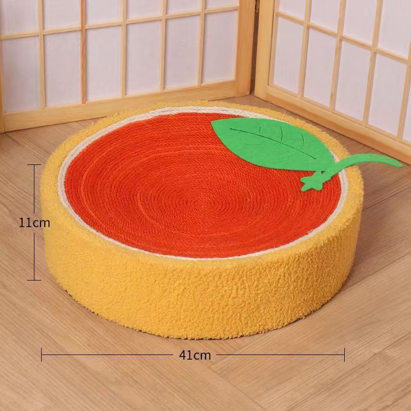 Cat Scratching Board Nest Sisal Wear-Resistant Non-Dandruff round Cat Scratching Basin Cat Nest Integrated Large Cat Grinding Claw Toy Supplies