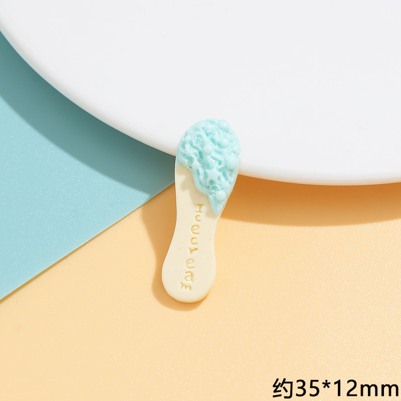 Cute Ice Cream Stick DIY Cream Glue Phone Case Material Package Handmade Hair Accessories Resin Accessories Epoxy